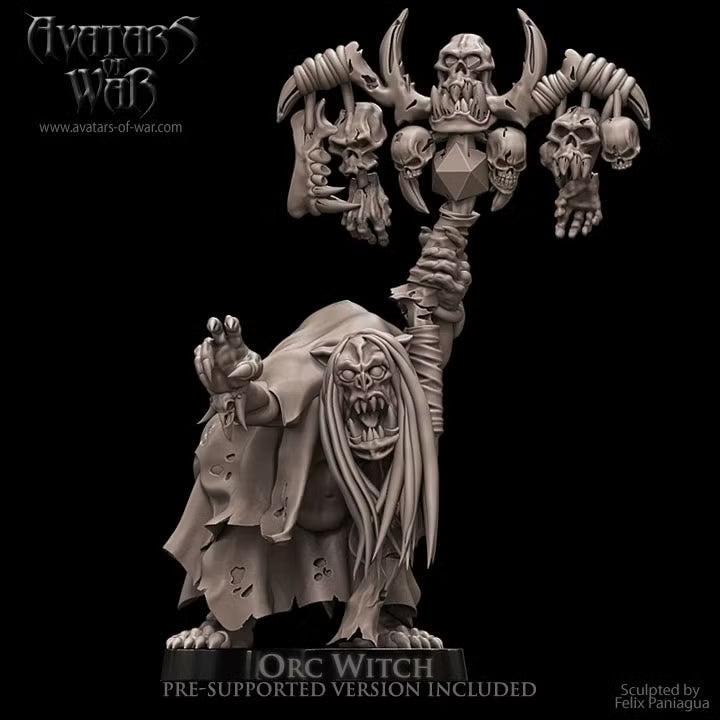 Orc Witch Avatars of War 32mm Fantasy figure