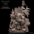 Black Orc Warlord on dwarven throne Avatars of War 32mm Fantasy figure