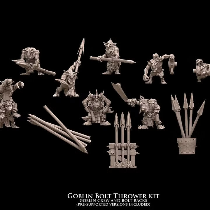 Goblin Bolt Thrower Kit Avatars of War 32mm Fantasy Miniatures