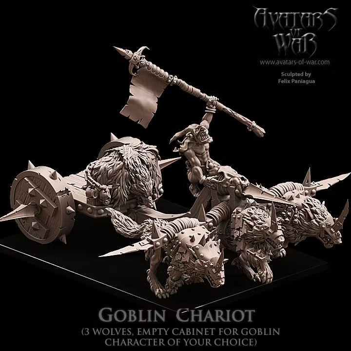 Goblin Chariot Avatars of War 32mm Fantasy Miniatures