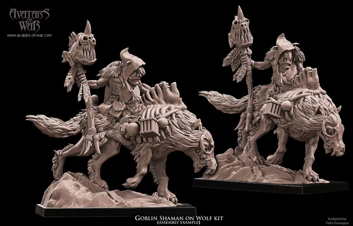 Avatars of War Goblin Sharman on Wolf