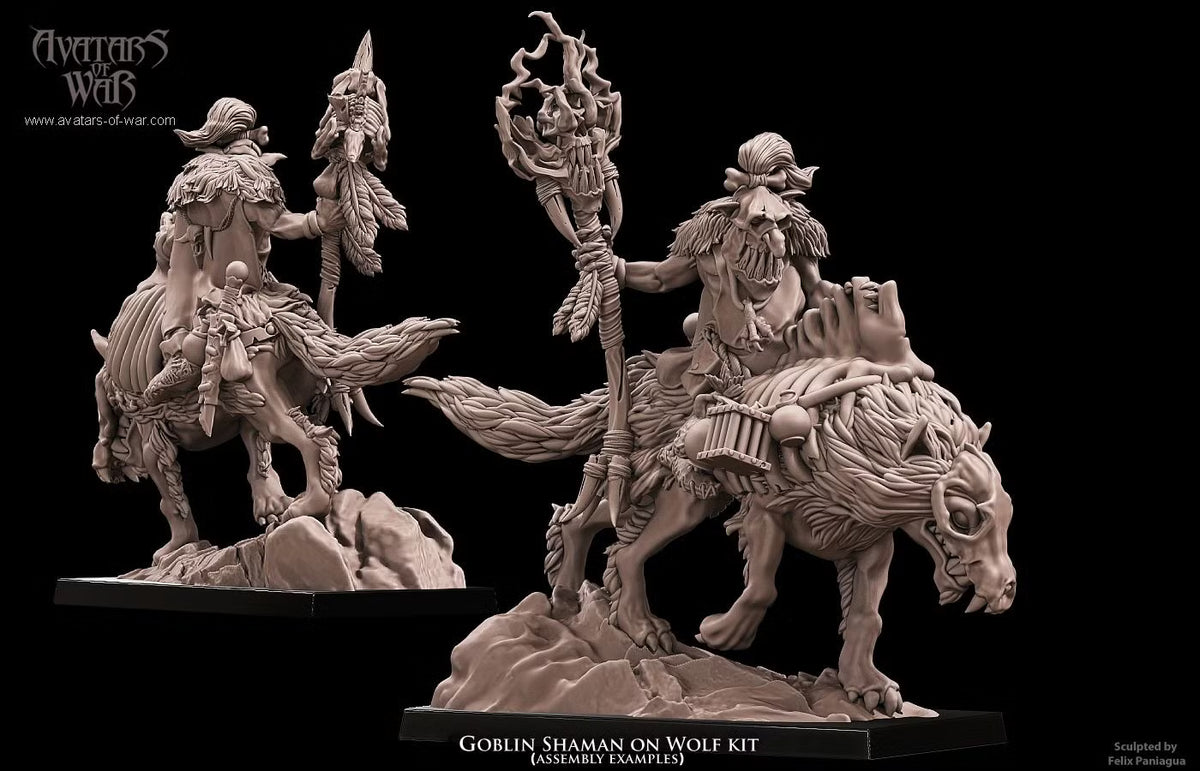 Avatars of War Goblin Sharman on Wolf