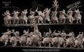 Goblin Wolf Riders Archers Regiment Avatars of War 32mm Fantasy Miniatures