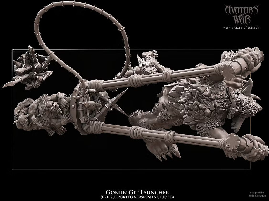 Goblin Git Launcher Avatars of War 32mm miniatures