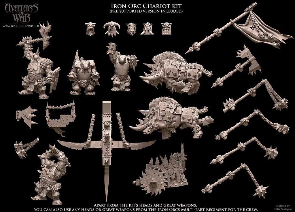 Avatars of War Iron Orc Chariot