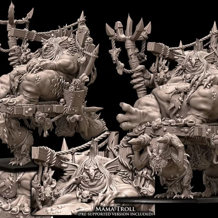 Mama Troll Avatars of War 32mm Scale fantasy Miniatures