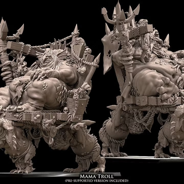 Mama Troll Avatars of War 32mm Scale fantasy Miniatures