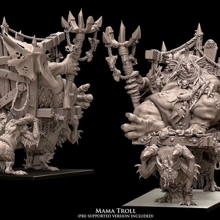 Mama Troll Avatars of War 32mm Scale fantasy Miniatures