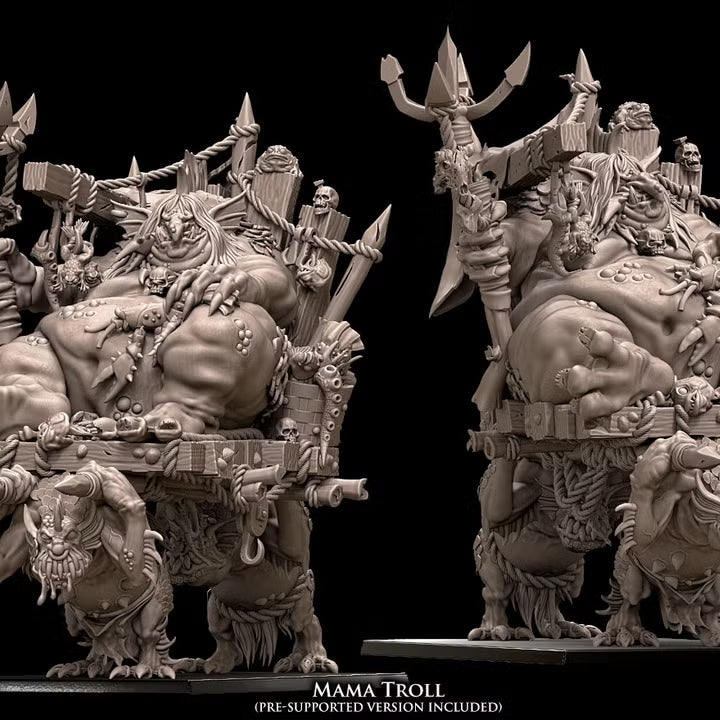 Mama Troll Avatars of War 32mm Scale fantasy Miniatures