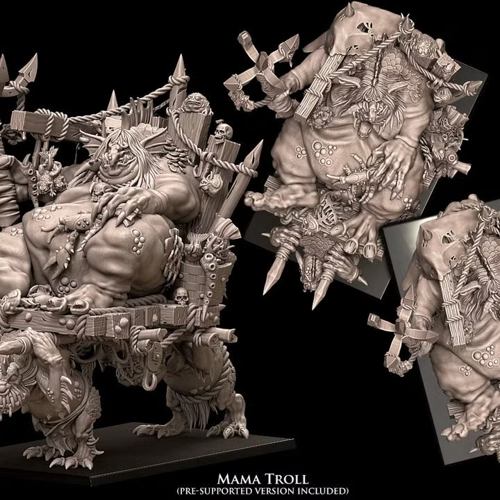 Mama Troll Avatars of War 32mm Scale fantasy Miniatures