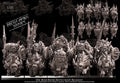 Orc Boar Riders Regiment Avatars of War 32mm Miniatures
