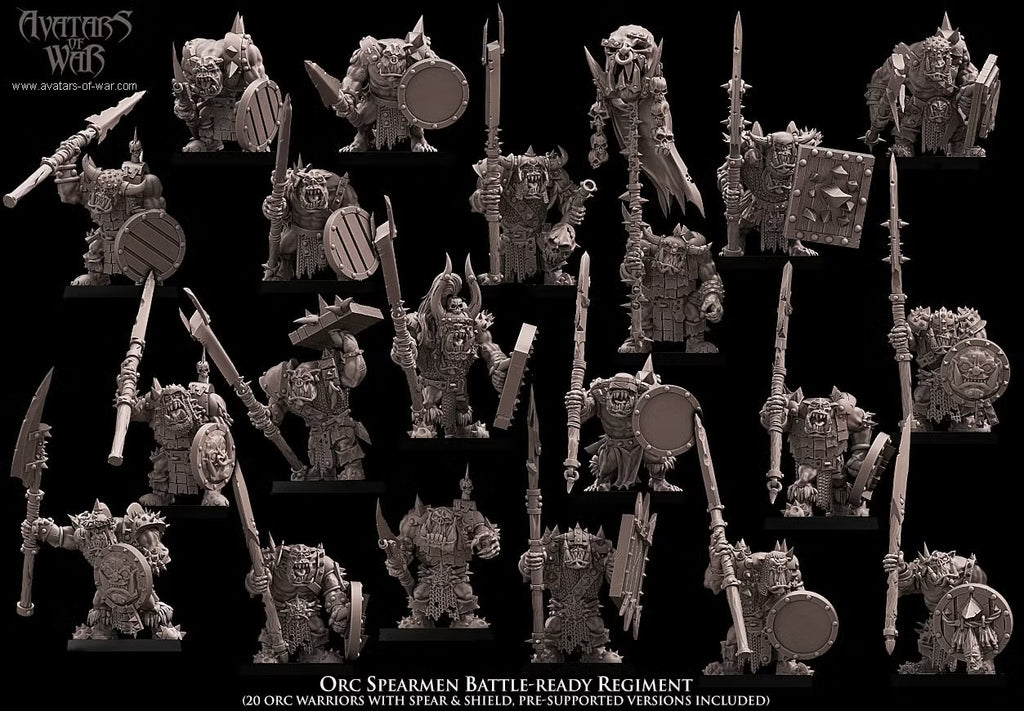 Avatars of War Orc Spearmen