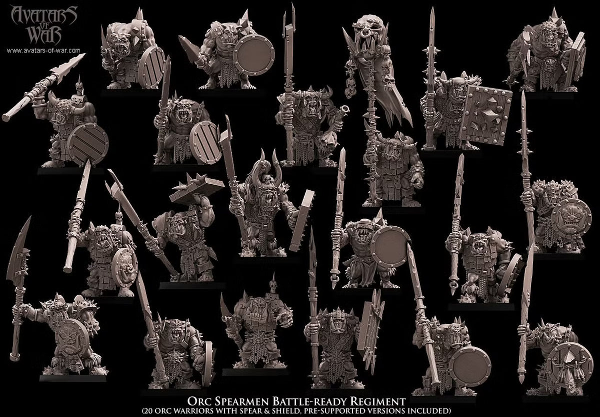 Avatars of War Orc Spearmen