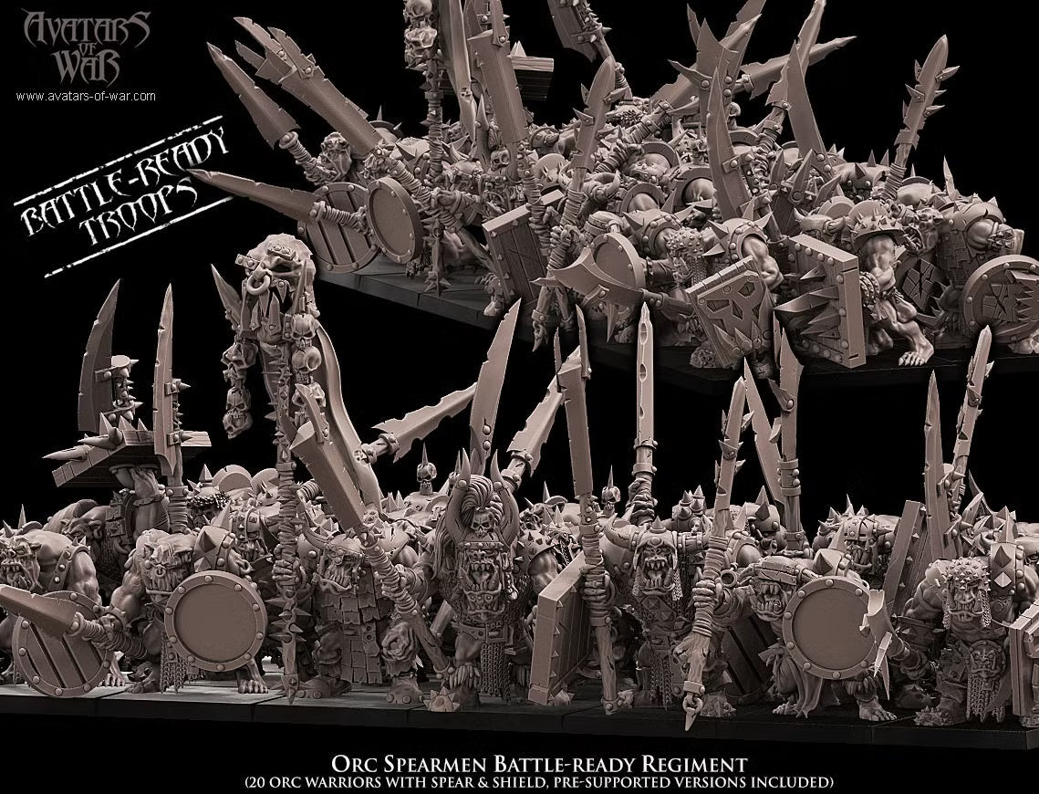 Avatars of War Orc Spearmen
