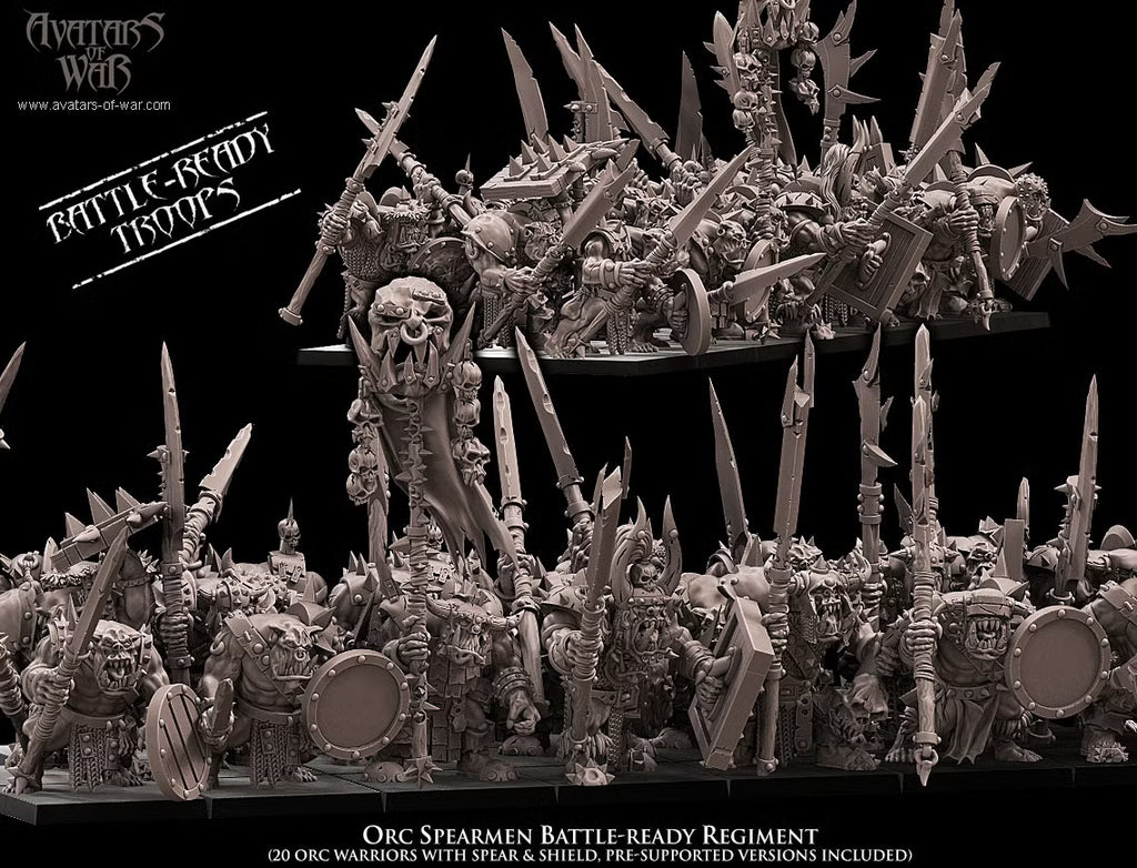 Avatars of War Orc Spearmen