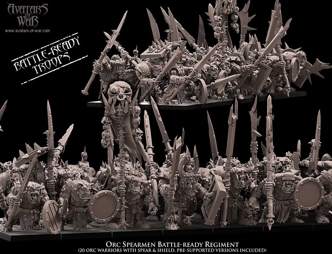 Avatars of War Orc Spearmen