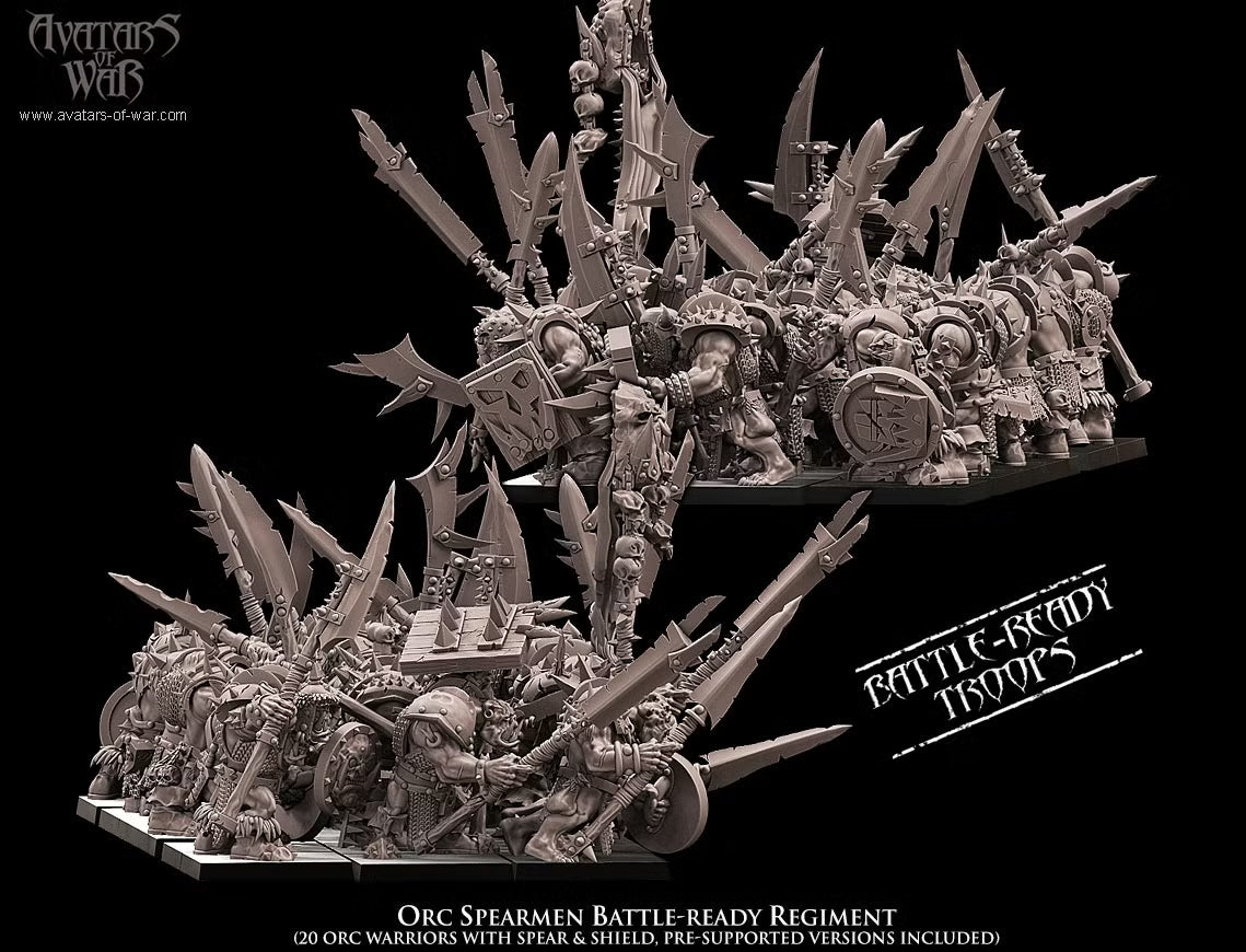 Avatars of War Orc Spearmen