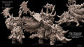 Orc Warlord on Boar Avatars of war 32mm Fantasy miniatures.