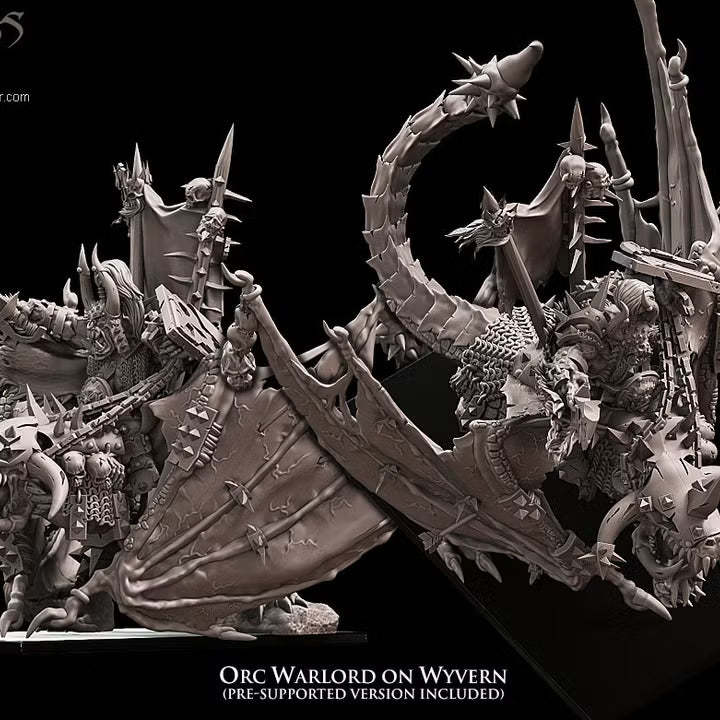 Avatars of War Orc Warlord on Wyvern