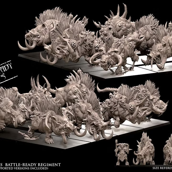 Razor Tusks regiment Avatars of War 32mm scale fantasy figures