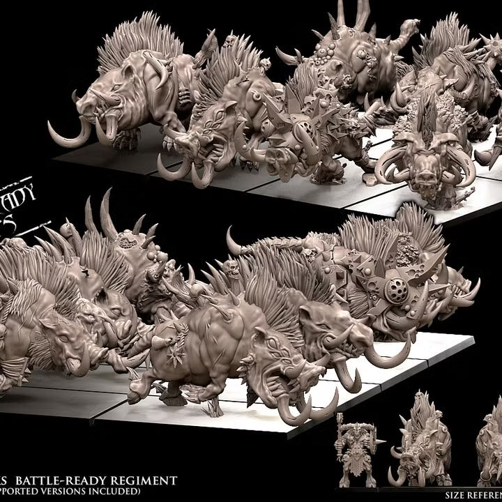 Razor Tusks regiment Avatars of War 32mm scale fantasy figures
