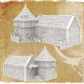 3d Printed Medieval Pigst and Chicken Coop
